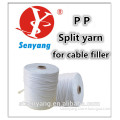 Good quality pp split yarn film filler for electric wire and cable